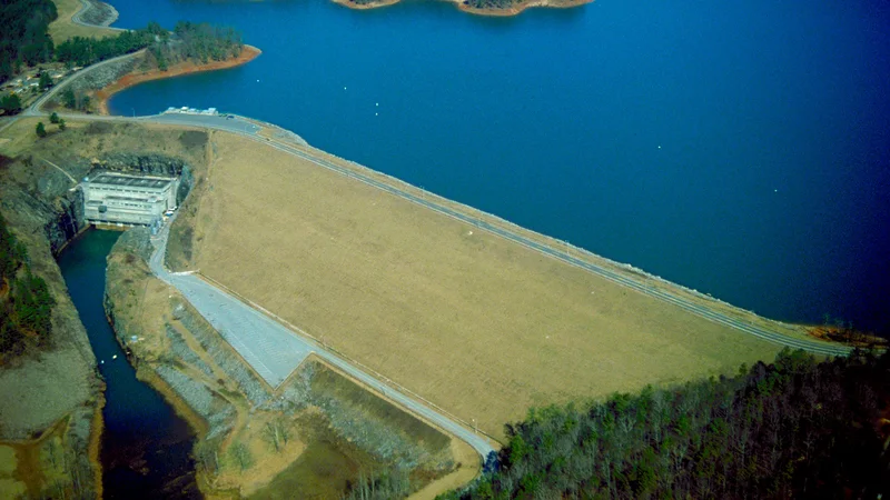 Browns Bridge on Lake Lanier, Georgia.
