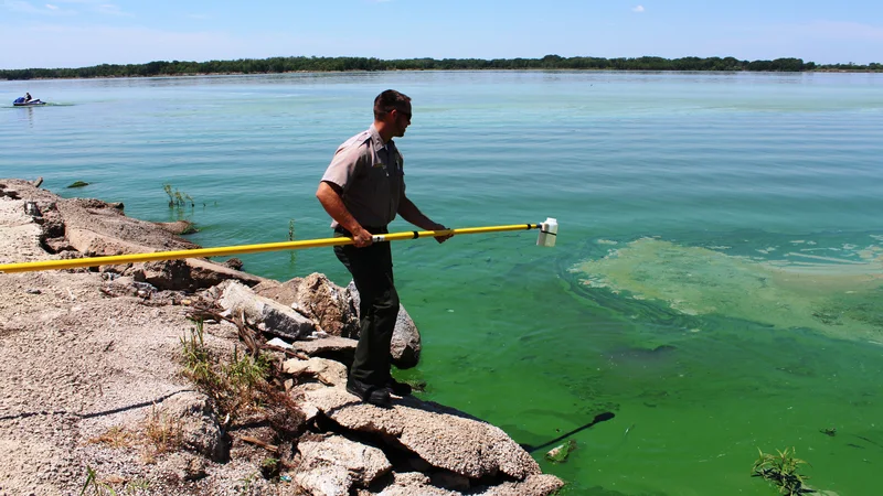 Milford Lake near Junction City, Kansas.