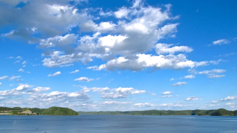 Lake Cumberland from US 127, Kentucky.
