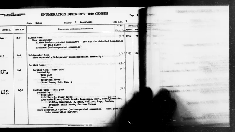 1940 Census Enumeration District Descriptions - Maine - Aroostook County - ED 2-7, ED 2-8, ED 2-9, ED 2-10 - NARA - 5866546.jpg