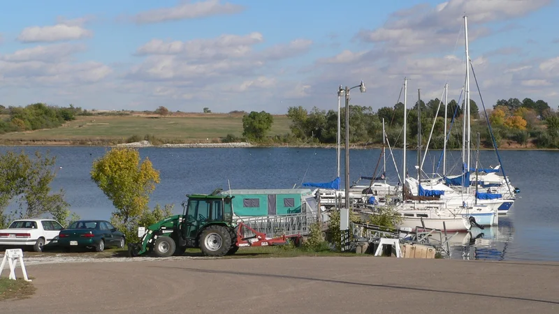 Branched Oak Lake marina 1.JPG