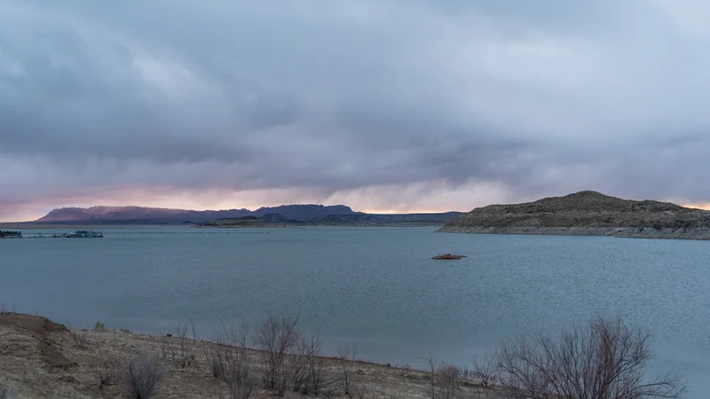 Elephant Butte Reservoir, New Mexico.