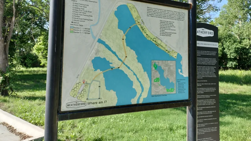 South trailhead map of Lake Weatherford floating boardwalk.jpg