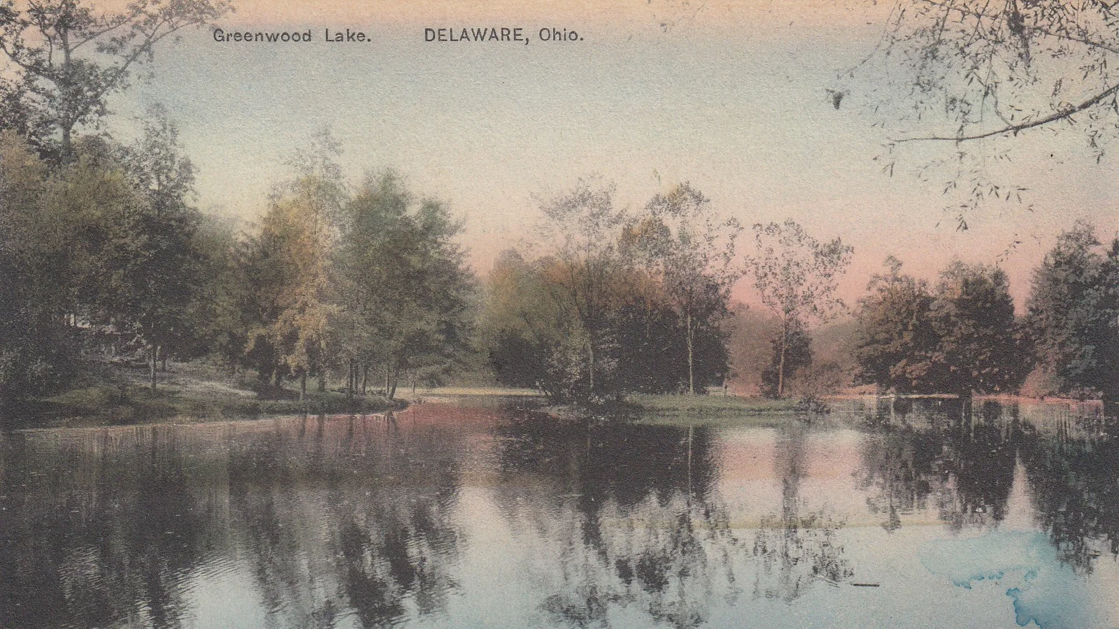 Postcard of Greenwood Lake in Delaware, Ohio.jpg