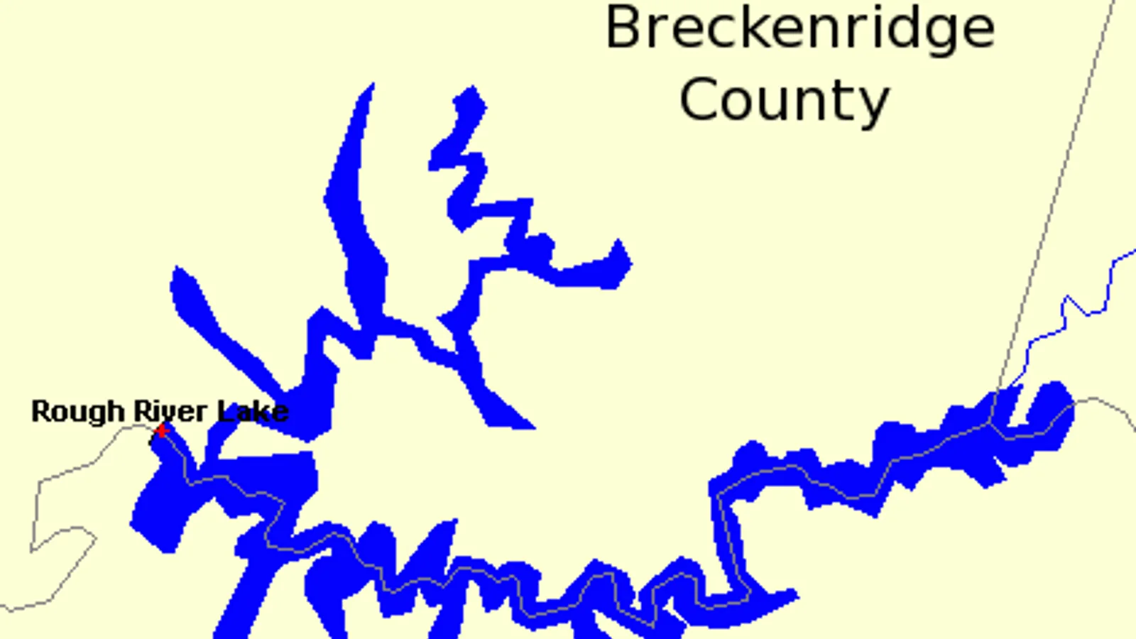 Rough River Lake map.png