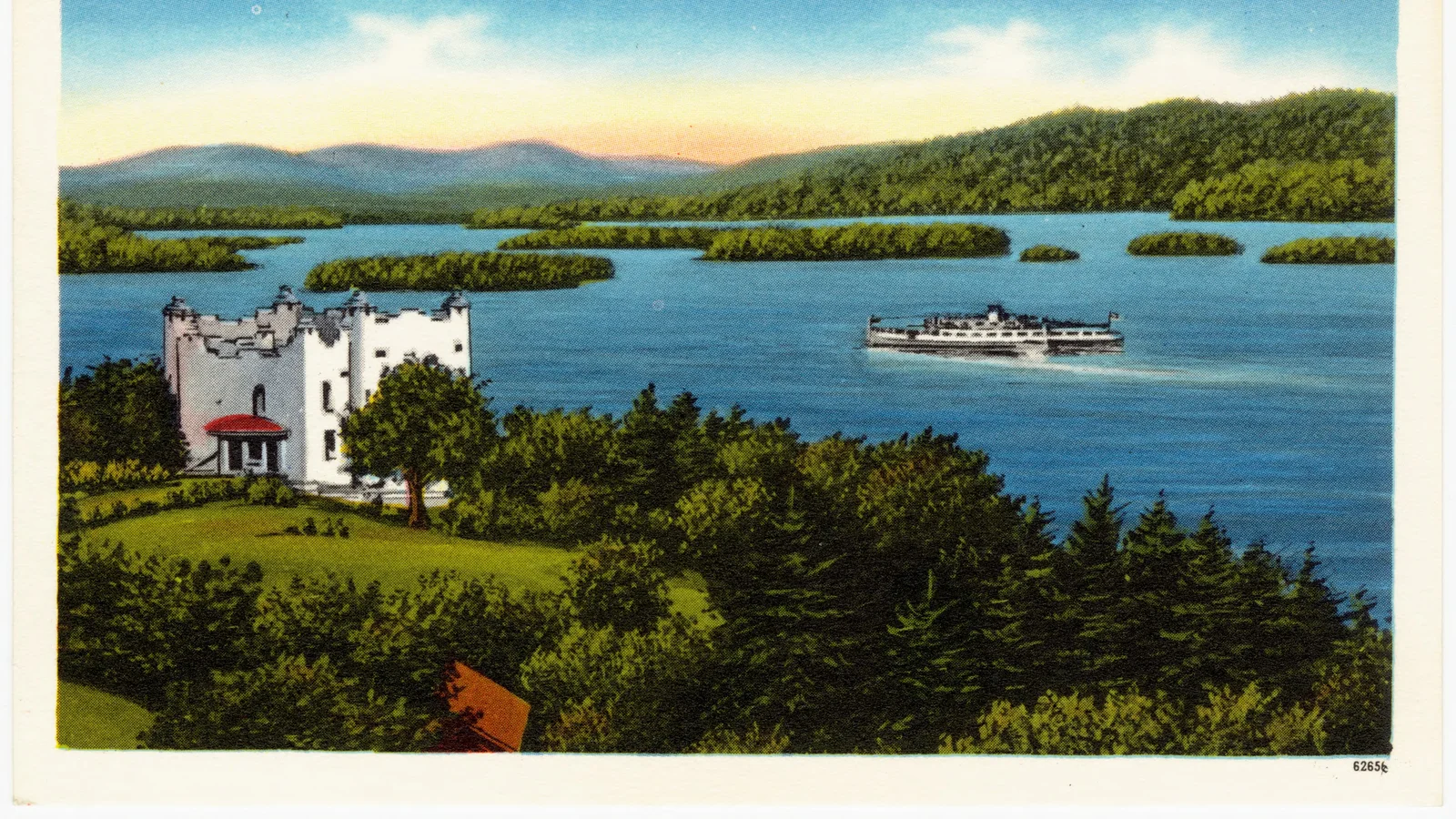 Lake Winnipesaukee and the Ossipee Mountains, New Hampshire.