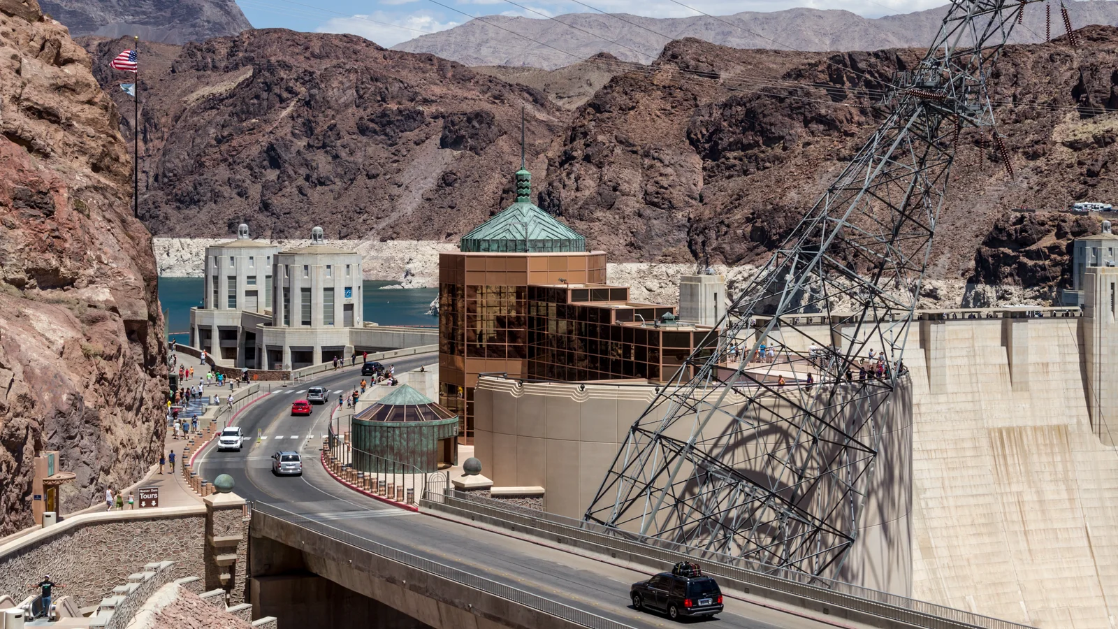 View at Lake Mead National Recreation Area, Nevada.